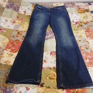 ARIAT PERFECT RISE BOOT CUT JEANS STYLE ROSE (#B-49)